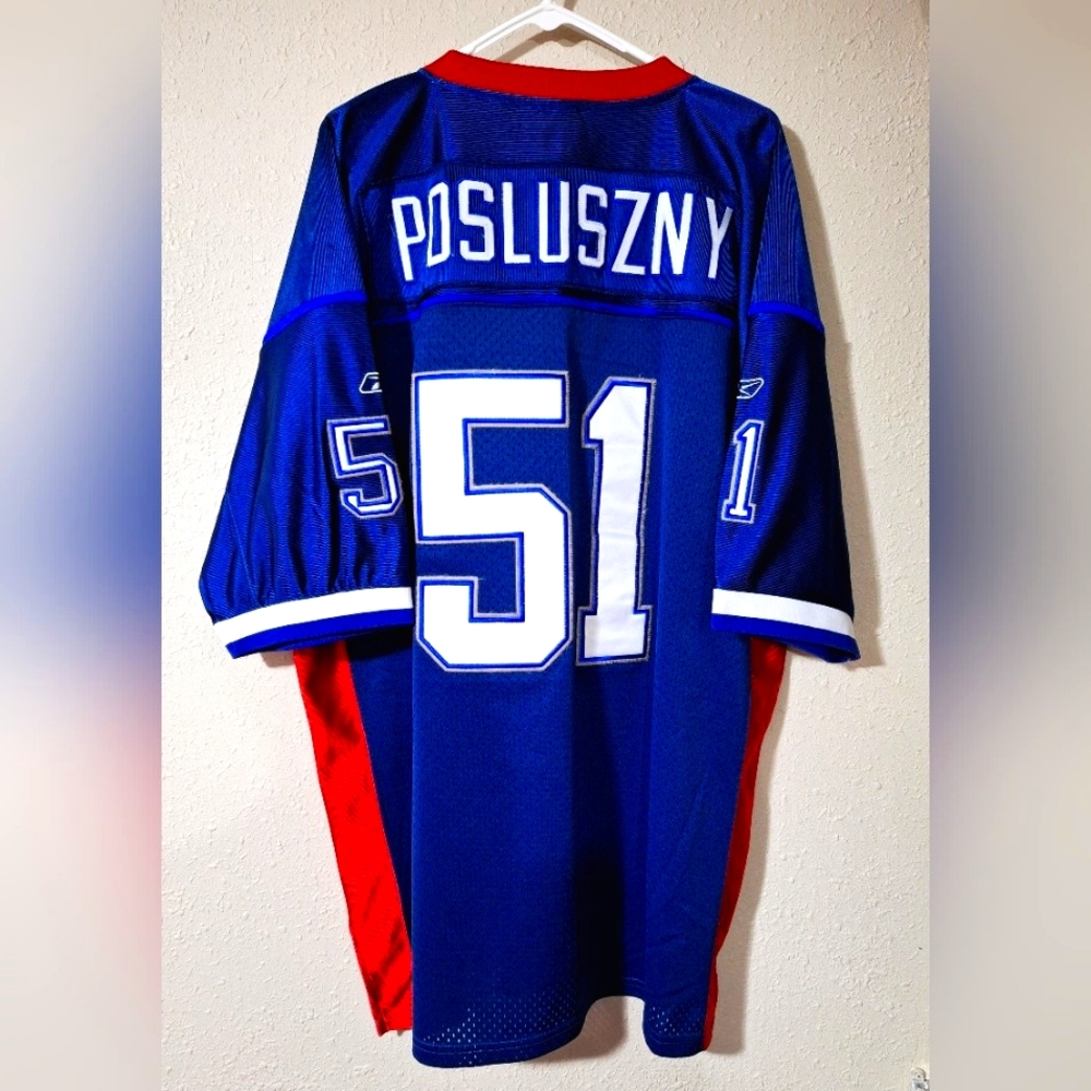 NFL Buffalo Bills Paul Posluszny#51 Stitched Reebok Jersey Size 60